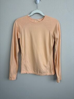 Athleta Girl Power Up Long Sleeve Seamless Top - Girls Size XL